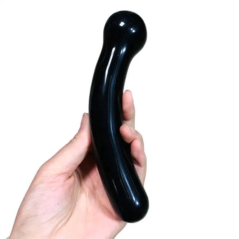 Sort Obsidian Amrita Krystaldildo