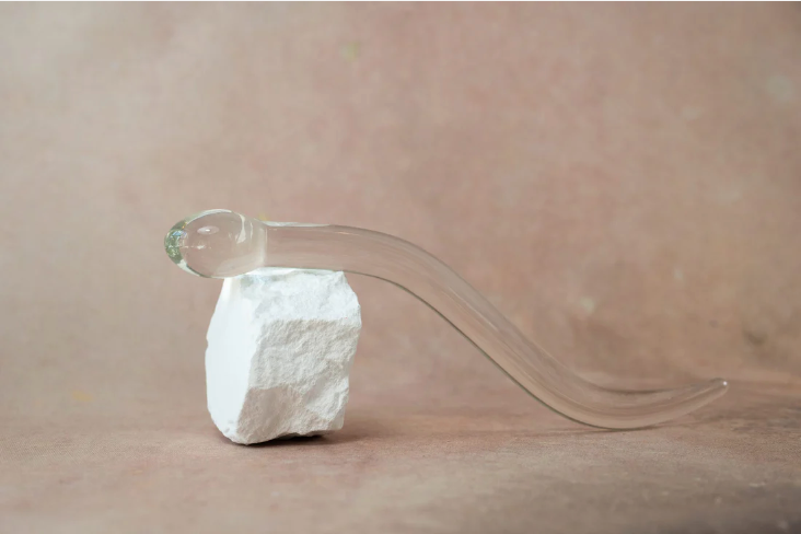 Calypso Cervix™ Wand Glass Dildo