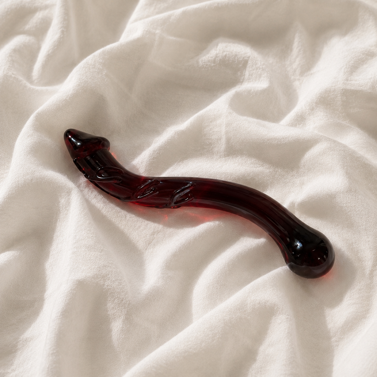 Kobra glass dildo