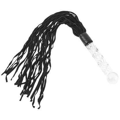 Titan XL Glass Dildo Luxury Flogger Whip