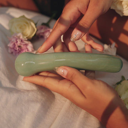 Indian Jade Amrita Crystal Dildo